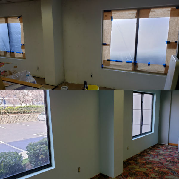 Greensboro, NC Wallpaper removal and texture application
