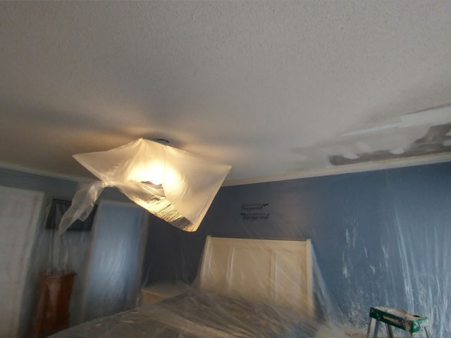 Greensboro, NC Popcorn Ceiling Removal and Interior Painting